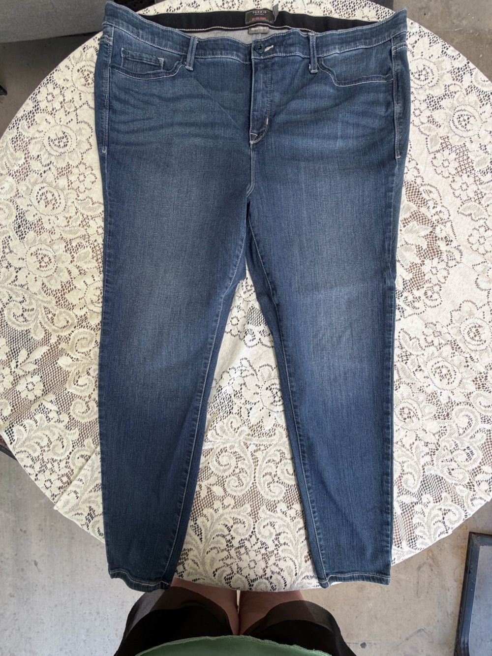 torrid Dark Blue Stretch Skinny Jeans